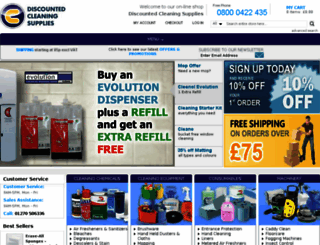 discountedcleaningsupplies.co.uk screenshot