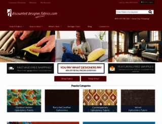 discounteddesignerfabrics.com screenshot