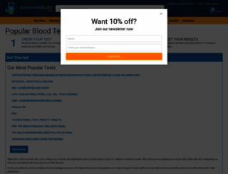 discountedlabs.com screenshot
