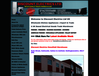 discountelectrics.com screenshot