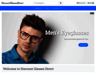 discountglassesdirect.com screenshot