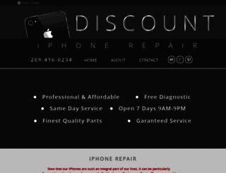 discountiphonerepair.com screenshot