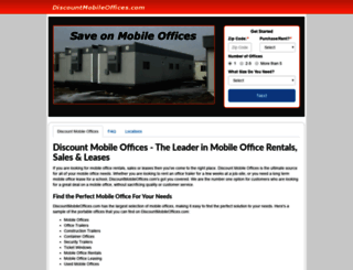 discountmobileoffices.com screenshot