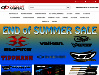 discountpaintball.com screenshot