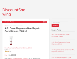 discountsnowing.com screenshot