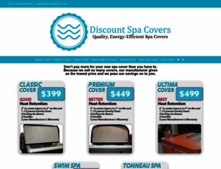 discountspacovers.com screenshot