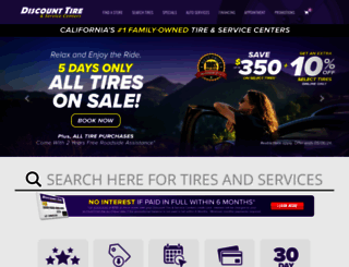 discounttirecenters.com screenshot