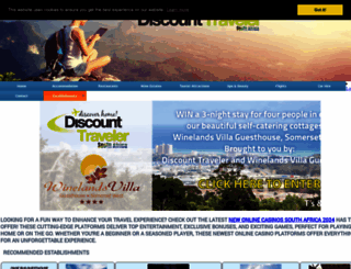 discounttraveler.co.za screenshot