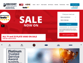 discountvansales.co.uk screenshot