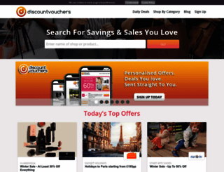discountvouchers.co.uk screenshot