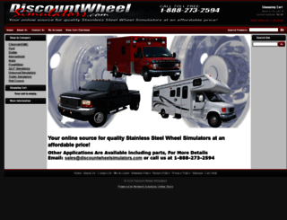 discountwheelsimulators.com screenshot