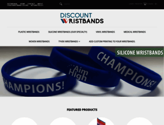 discountwristbands.com screenshot