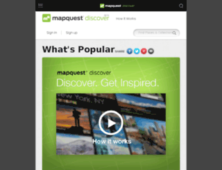 discover.mapquest.ca screenshot