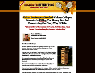 discoverbeekeeping.com screenshot