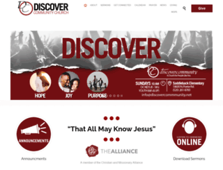 discovercommunity.net screenshot