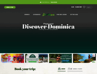 discoverdominica.com screenshot
