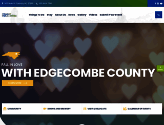 discoveredgecombe.com screenshot