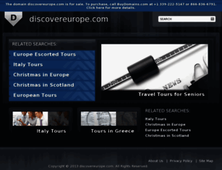 discovereurope.com screenshot