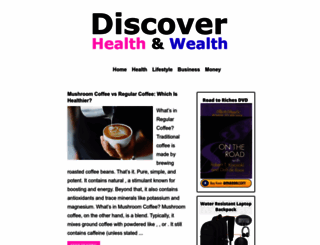discoverhealthandwealth.com screenshot