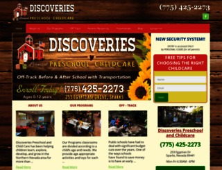 discoveriespreschoolsparks.com screenshot