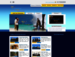 discoverindiadestination.com screenshot