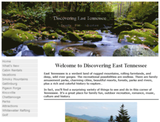 discovering-east-tennessee.com screenshot