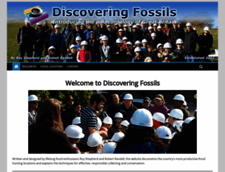discoveringfossils.co.uk screenshot