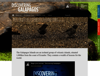 discoveringgalapagos.org.uk screenshot