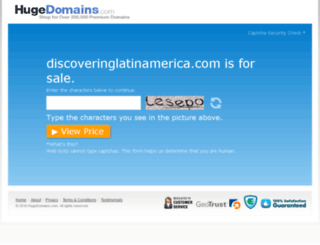 discoveringlatinamerica.com screenshot