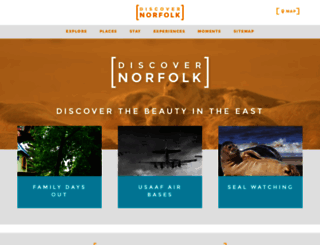 discovernorfolk.co.uk screenshot