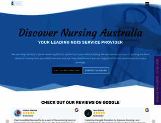 discovernursingaustralia.com.au screenshot