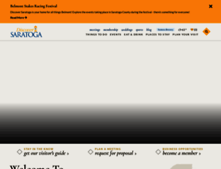 discoversaratoga.org screenshot