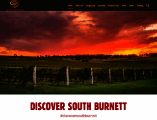 discoversouthburnett.com.au screenshot