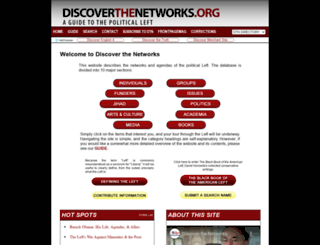 discoverthenetworks.com screenshot