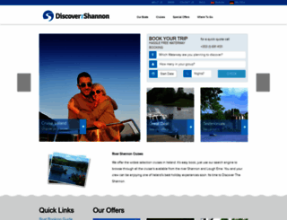 discovertheshannon.com screenshot