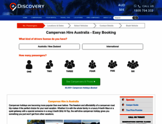 discovery-campervans.com.au screenshot