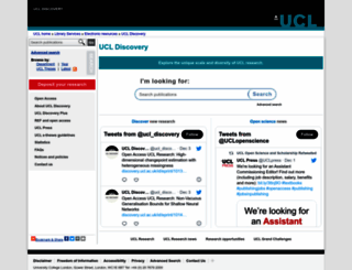 discovery.ucl.ac.uk screenshot
