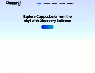 discoveryballoons.com screenshot