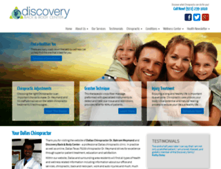discoverychiro.com screenshot