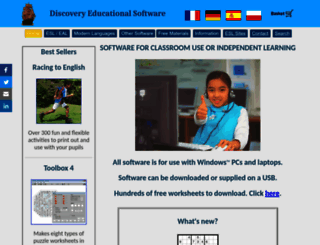 discoveryeducationalsoftware.co.uk screenshot