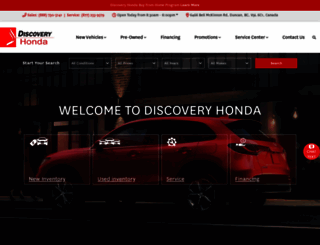 discoveryhonda.com screenshot