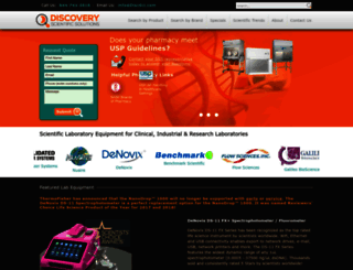discoveryscientificsolutions.com screenshot