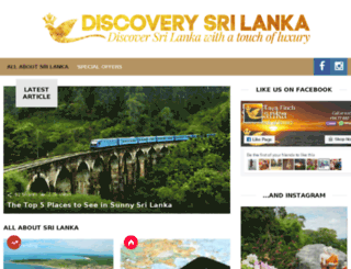 discoverysrilanka.com screenshot