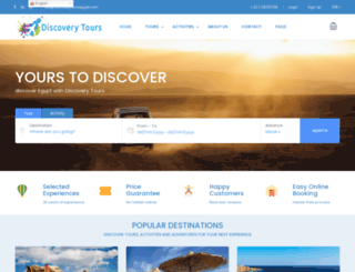 discoverytoursegypt.com screenshot
