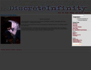 discreteinfinity.com screenshot