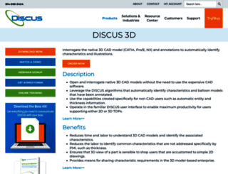 discus3d.com screenshot