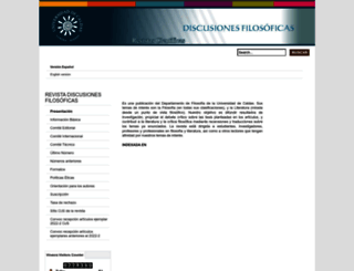 discusionesfilosoficas.ucaldas.edu.co screenshot