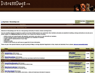 discussdogs.com screenshot