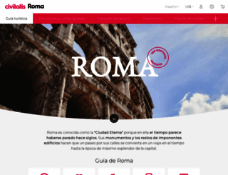 disfrutaroma.com screenshot