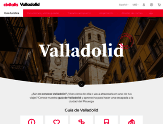 disfrutavalladolid.com screenshot